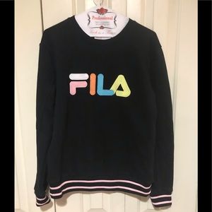 Women’s ladies Fila sweatshirt medium crewneck